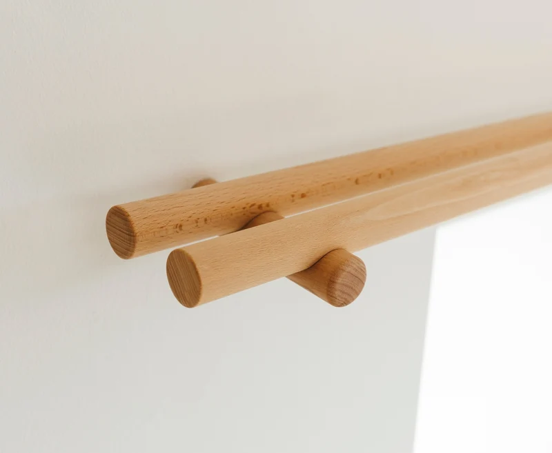Gardinenstange Buche Duo