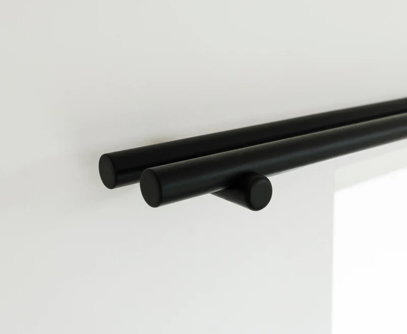 Gardinenstange Schwarz Duo