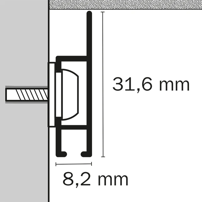 STAS cliprail max + Montageset