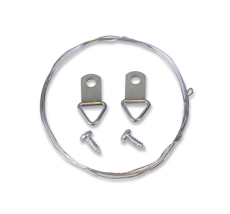 STAS D-Ring Schraubaufhänger-Set mit Stahldraht