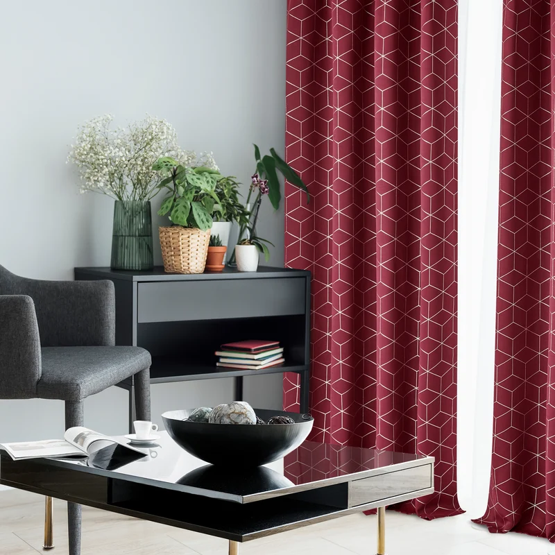 Deconovo Verdunkelungsvorhänge Thermovorhänge Blickdichte Gardinen, 2er Set