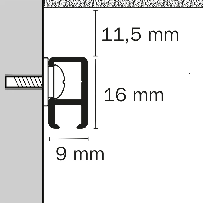 STAS-Minirail + Montageset