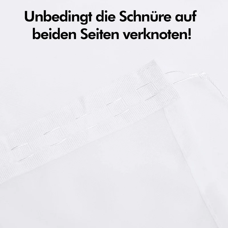Deconovo Gardinen mit Kräuselband Transparent Vorhänge für Schiene Wohnzimmer Schlafzimmer Modern, 2er Set