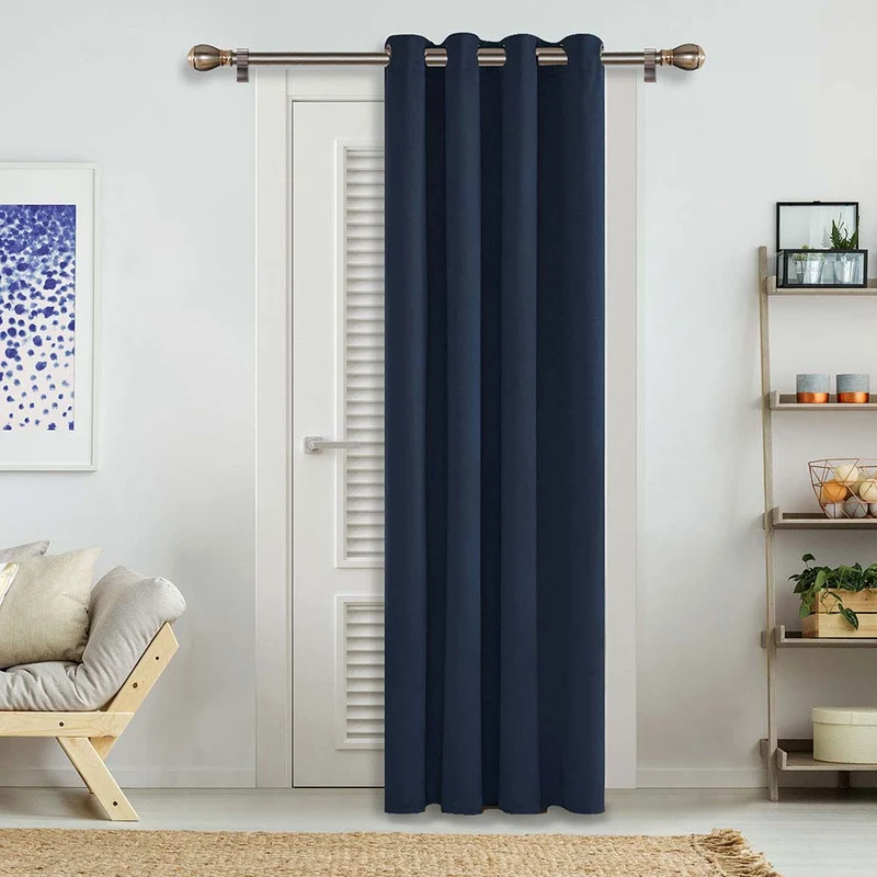 Deconovo Blickdicht Gardinen Schlafzimmer Ösen Thermovorhänge Kälteschutz, 1er Set
