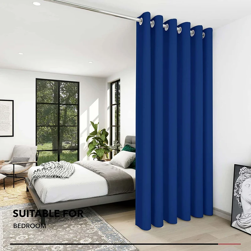 Deconovo Blickdicht Gardinen Schlafzimmer Ösen Thermovorhänge Kälteschutz, 1er Set