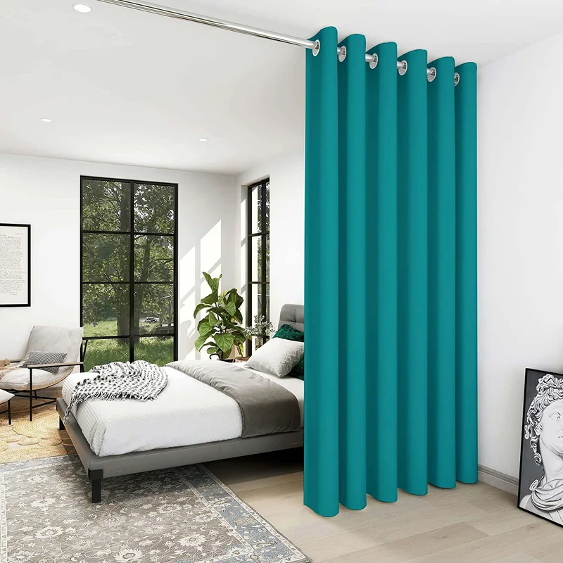 Deconovo Blickdicht Gardinen Schlafzimmer Ösen Thermovorhänge Kälteschutz, 1er Set
