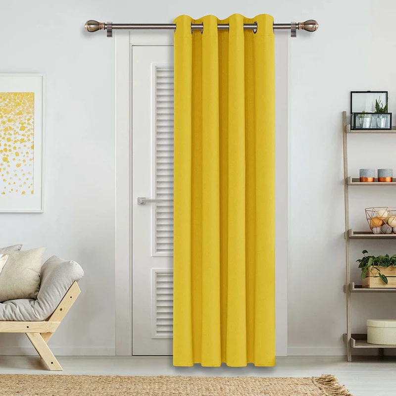 Deconovo Blickdicht Gardinen Schlafzimmer Ösen Thermovorhänge Kälteschutz, 1er Set