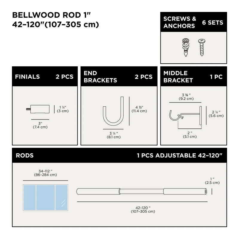 Bellwood Curtain Rod