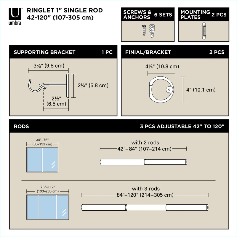 Ringlet Curtain Rod