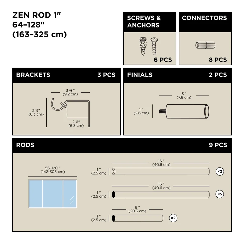 Zen Curtain Rod