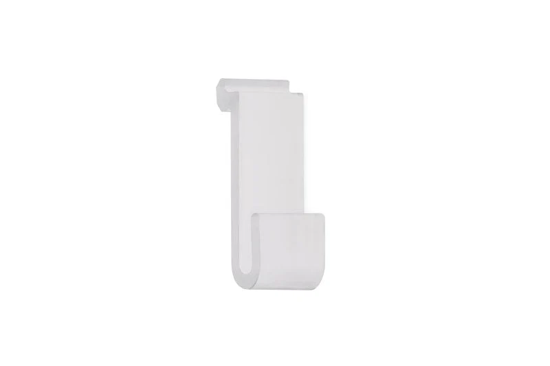 Trennwandhaken PE transparent