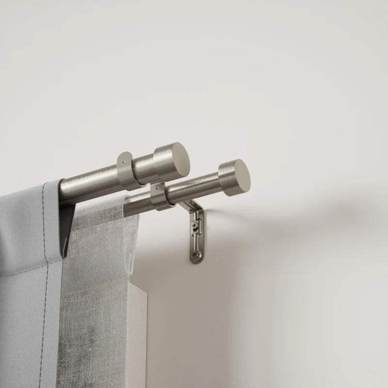 Cappa Double Curtain Rod