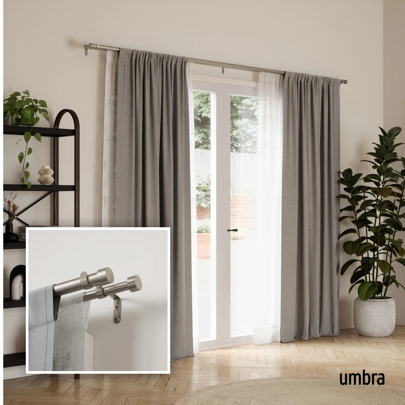 Cappa Double Curtain Rod