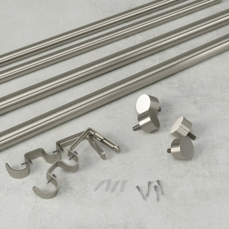 Cappa Double Curtain Rod