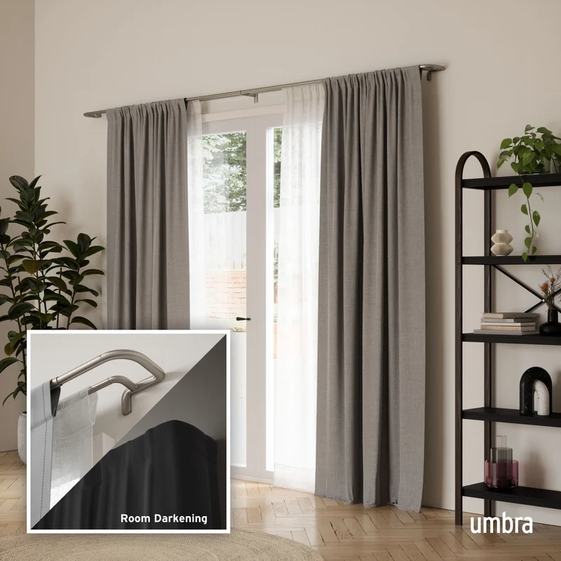 Twilight Double Blackout Curtain Rod