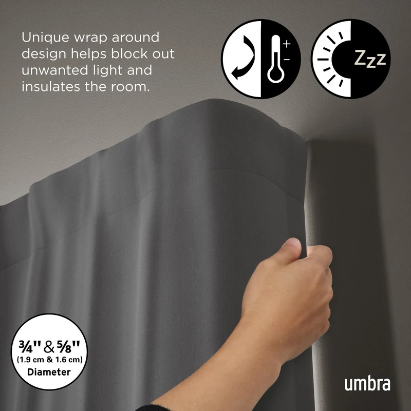 Twilight Double Blackout Curtain Rod