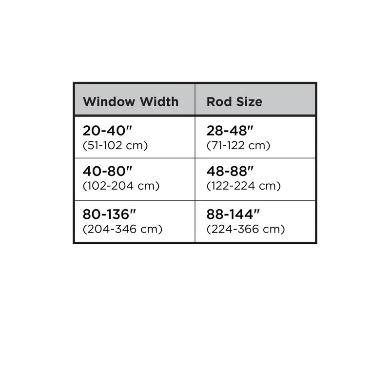 Twilight Double Blackout Curtain Rod