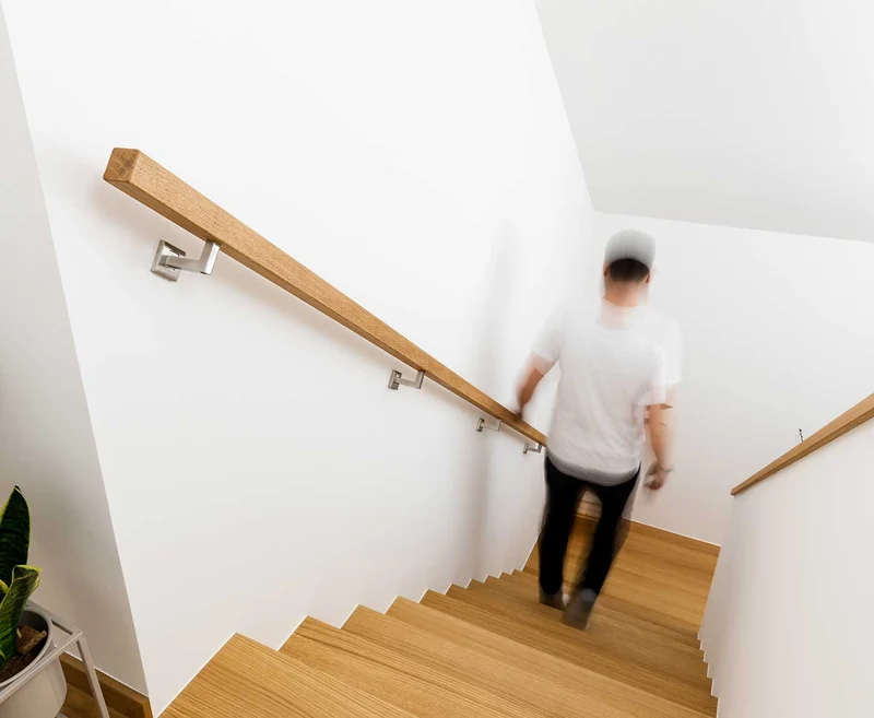 Handlauf Eiche - Quadrat