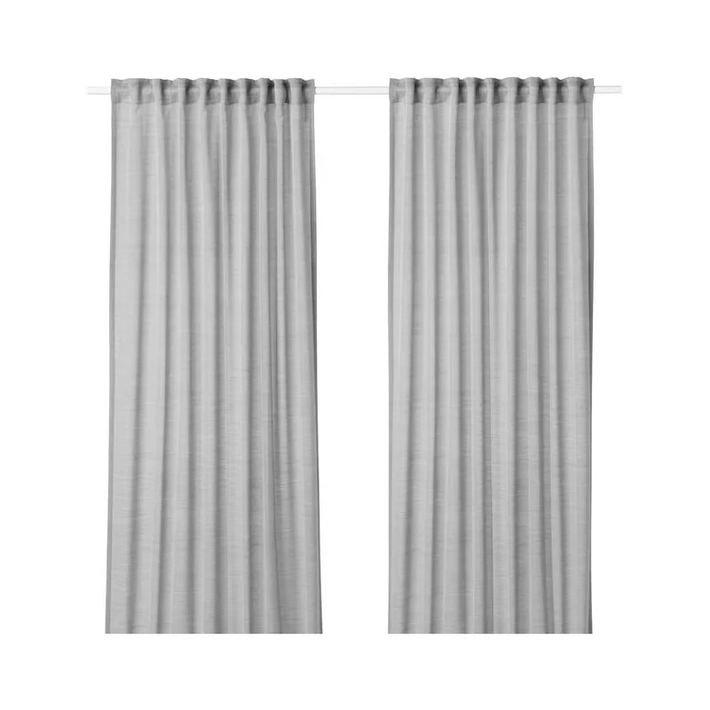 Hilja curtains 1 pair gra