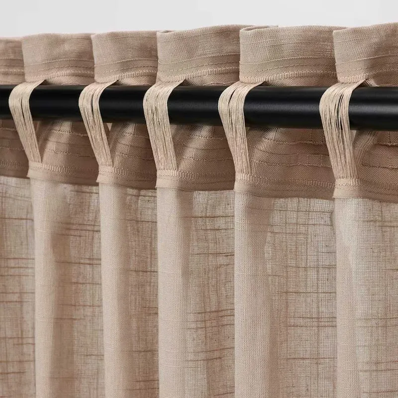 Silverloenn sheer curtains 1 pair