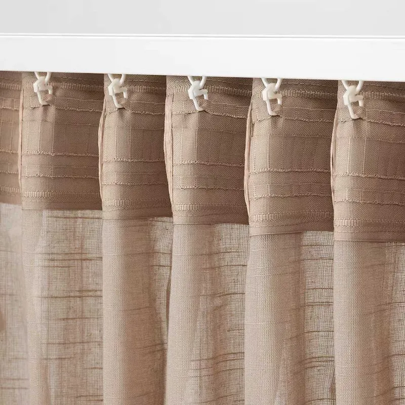 Silverloenn sheer curtains 1 pair
