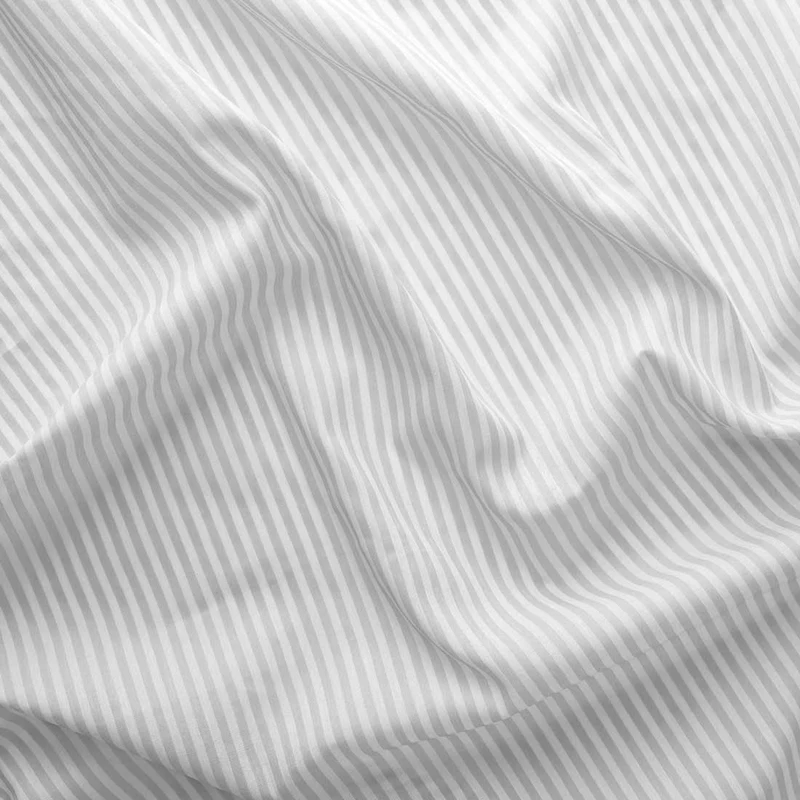 Bymott curtains white beige stripe
