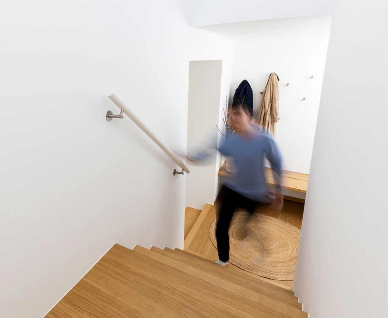 Handlauf Weiß - Rund