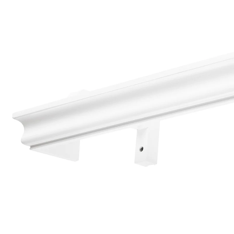 Athena Wooden Curtain Track System with Decorative Valance
