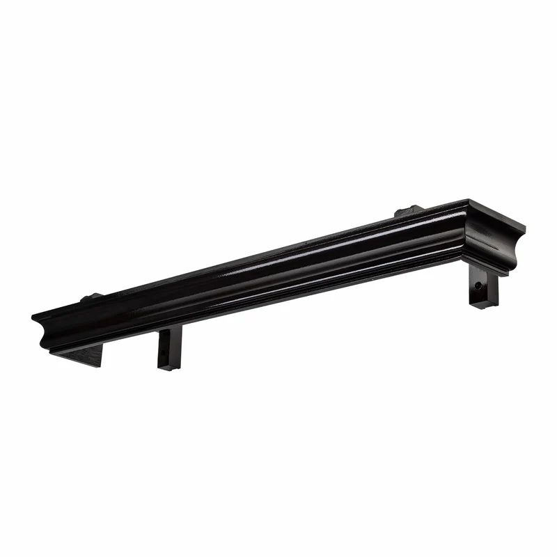 Athena Wooden Curtain Track System with Decorative Valance