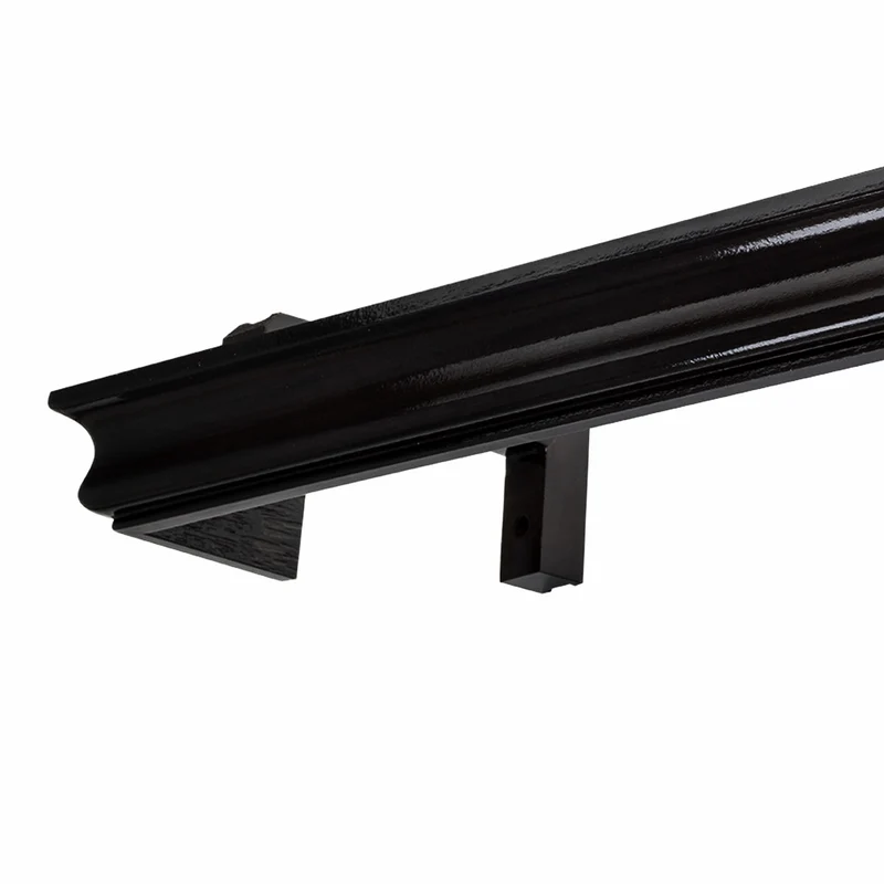 Athena Wooden Curtain Track System with Decorative Valance