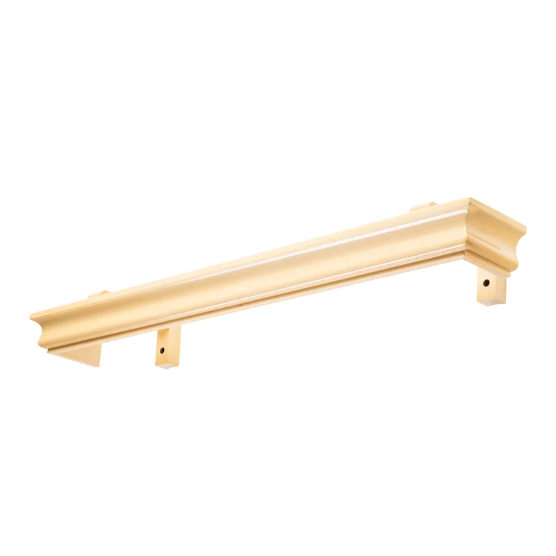 Athena Wooden Curtain Track System with Decorative Valance