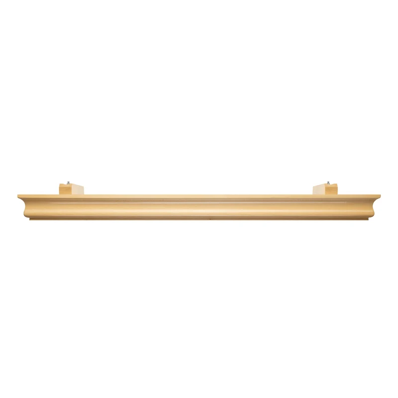 Athena Wooden Curtain Track System with Decorative Valance