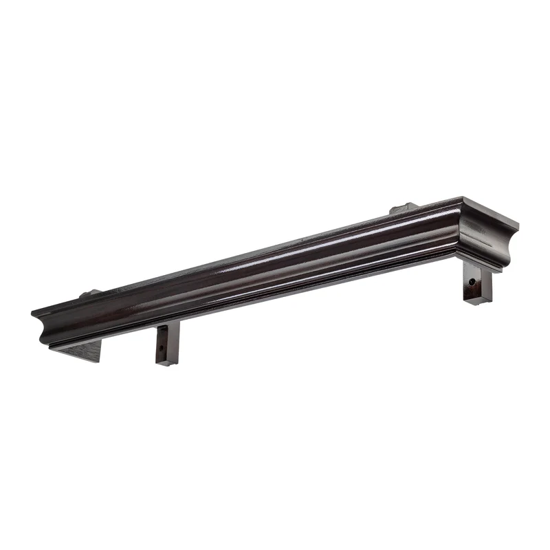 Athena Wooden Curtain Track System with Decorative Valance