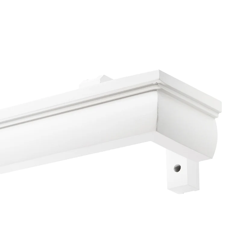 Firenze Wooden Curtain Track System with Decorative Valance