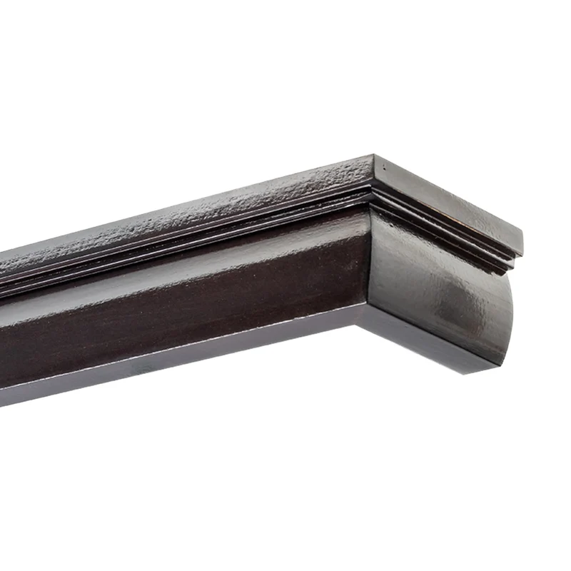 Firenze Wooden Curtain Track System with Decorative Valance