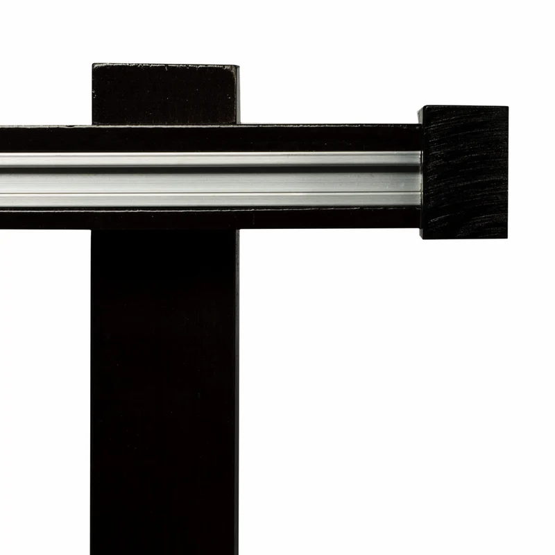 Dalia Wooden Curtain Rod with Aluminum Track