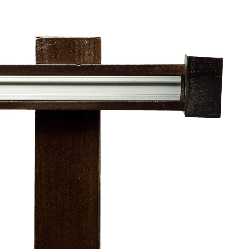 Dalia Wooden Curtain Rod with Aluminum Track