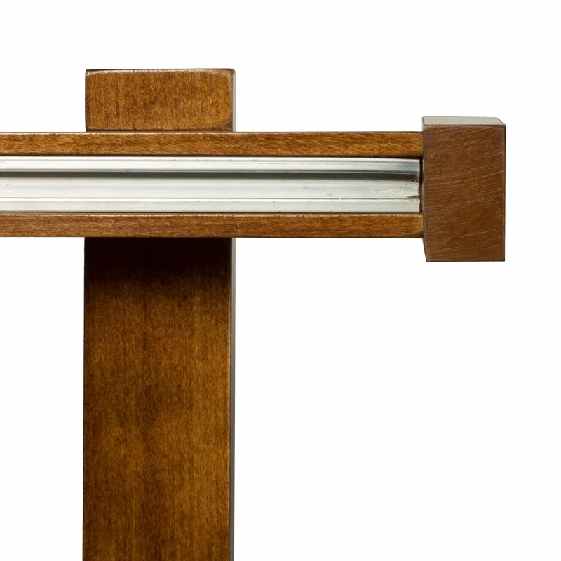 Dalia Wooden Curtain Rod with Aluminum Track