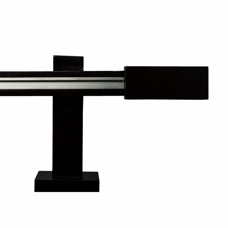 Praga Wooden Curtain Rod with Aluminum Track