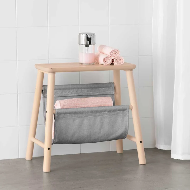 Vilto storage stool black