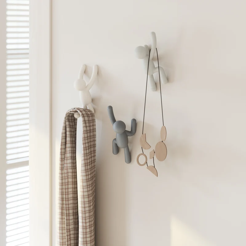 Buddy Wall Hooks, Set of 3