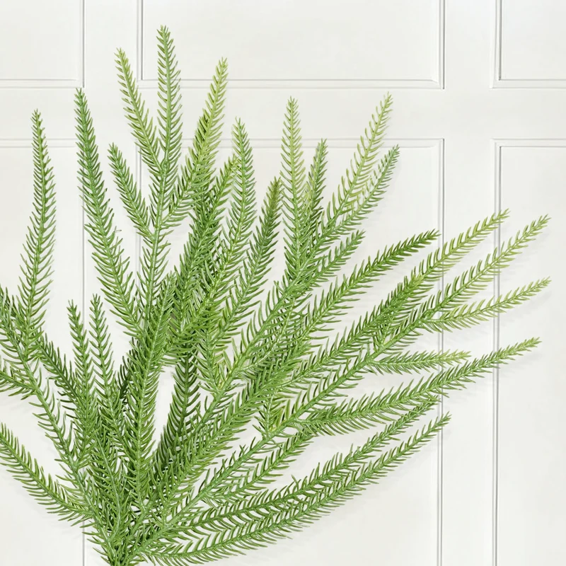 Salcar Künstlicher Weihnachtsbaum mit Holzständer – 100 % PE, zartgrün & naturgetreu – 120 cm / 150 cm, pflegeleicht & stabil