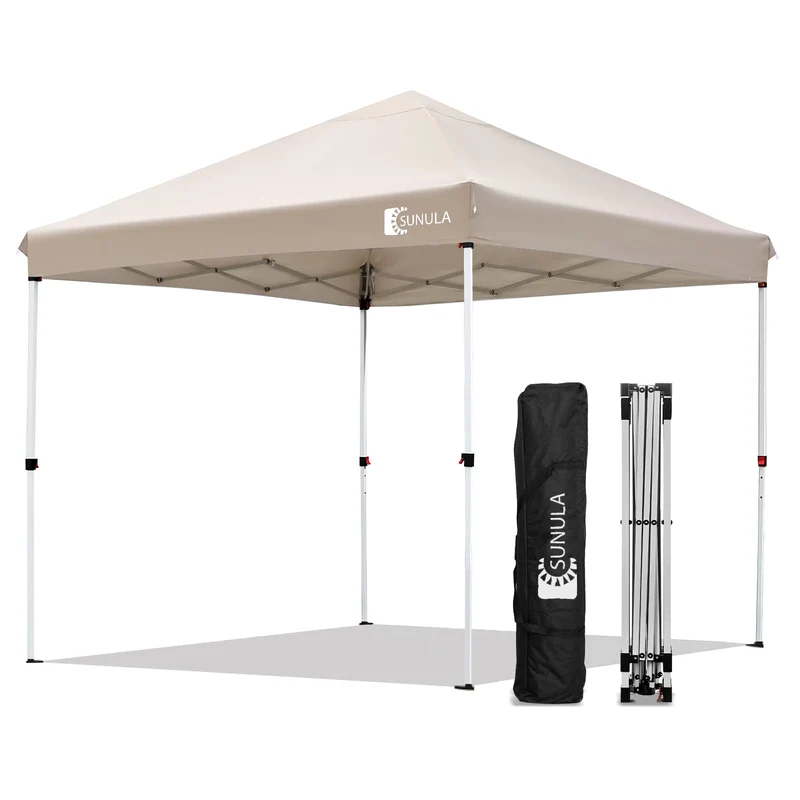 Sunula Pavillon 3x3m Wasserdicht & Stabil – Faltpavillon mit Verdickten Rohren, UV-Schutz & Tragetasche, für Garten, Camping & Veranstaltungen