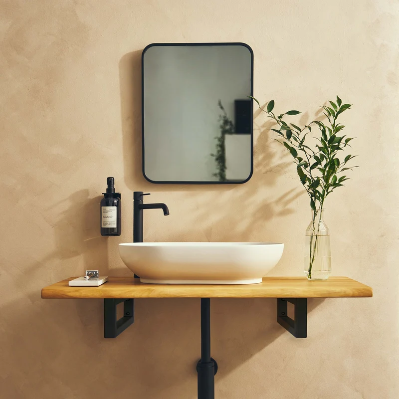 2er Set Wandkonsole RECHTECK