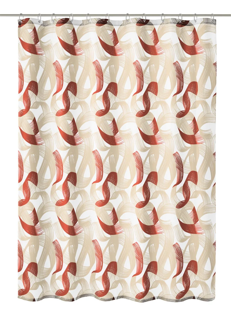 Duschvorhang Textil ROSE RADIANCE Rose 180 x 200 cm