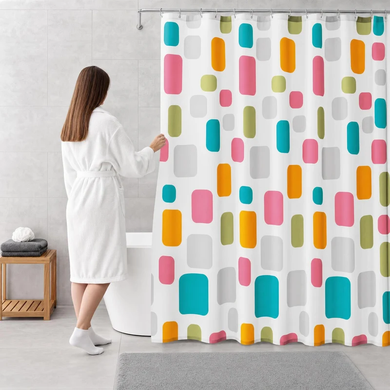 Duschvorhang Textil FUN Multicolor 180 x 200 cm