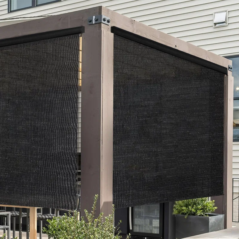 SmartWings elektrische Senkrechtmarkise mit Solar Sonnenschutz 1%3%5% Öffnungsgrad