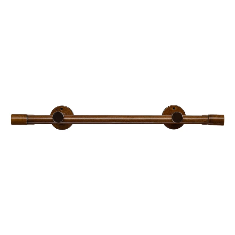 Luna Double 35 mm Wooden Curtain Rod & Track System