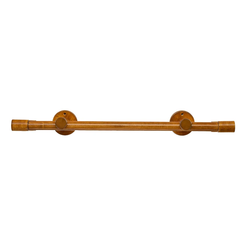 Luna Double 35 mm Wooden Curtain Rod & Track System