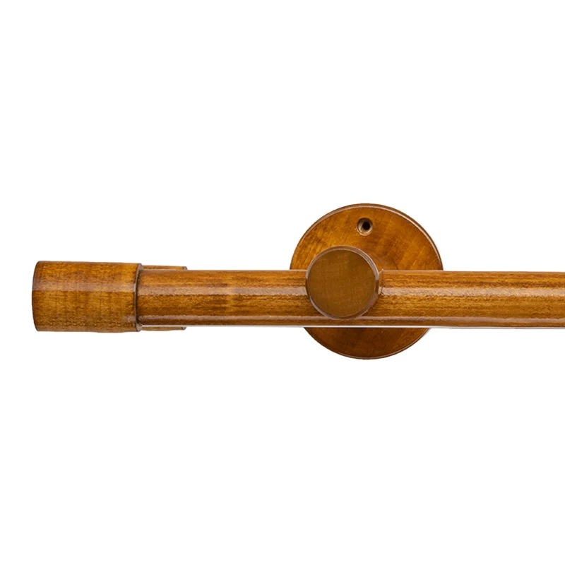 Luna Double 35 mm Wooden Curtain Rod & Track System